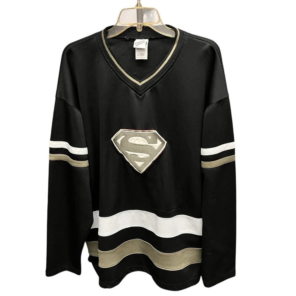 VTG Y2K 2000 Rare DC Comics Superman "Man of Steel" Jersey Men’s Sz XL